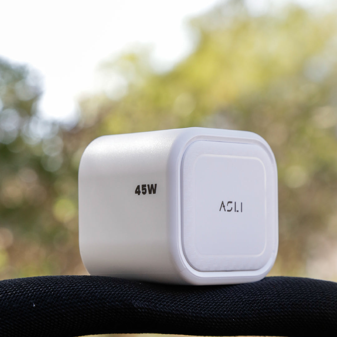 Asli  Global Powercore 45 Gan Dual Port Usb-A & Usb-C Fast Charger