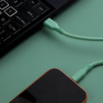 LZEL Celeris Silox CXL Soft Silicone USB-A to USB-C Cable, 480Mbps, 15W Max, 2m