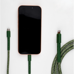 كيبل LZEL MFi USB-C إلى Lightning – 2 متر | شحن سريع PD 60 واط، نقل بيانات 480Mbps، مقاوم للانحناء 150,000+، غلاف TPE مضفر متين