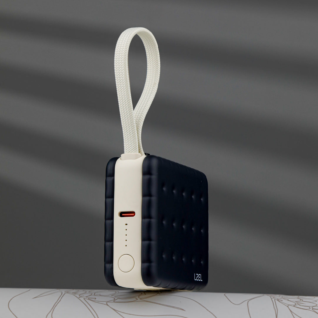 LZEL ZenoFlex MaxLux Mini 10000mAh PD Power Bank – 20W Output / 18W Input (15W Wireless)