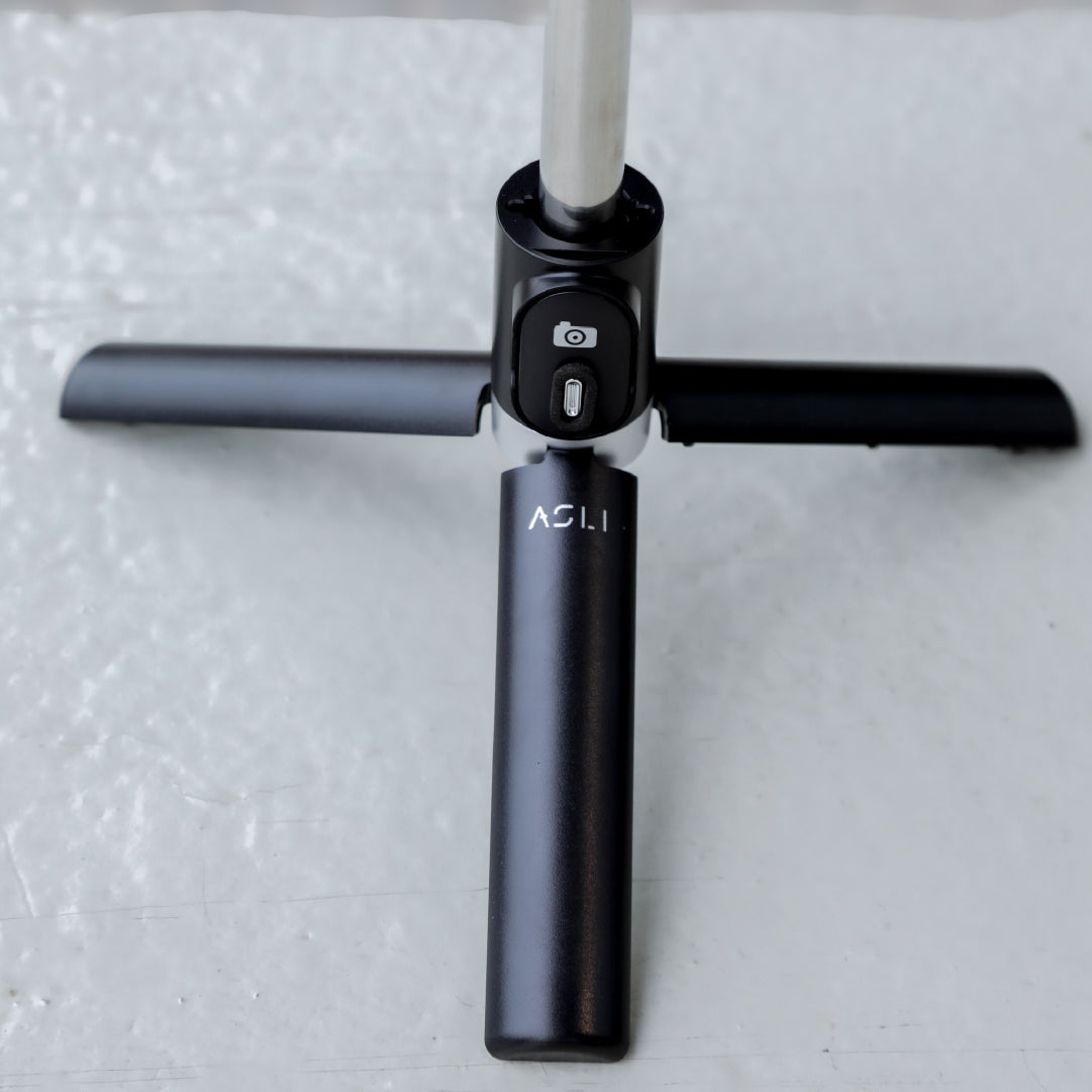 Asli Global Selfynix One Selfie Stick Extendable up to 108cm with Wireless Remote & Tripod Stand