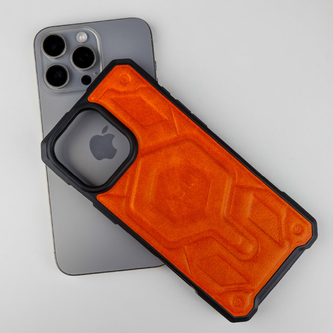 ASLI Leather Hybrid Premium Leather Case With Drop Protection And Heat Dissipation Case For 16 Pro