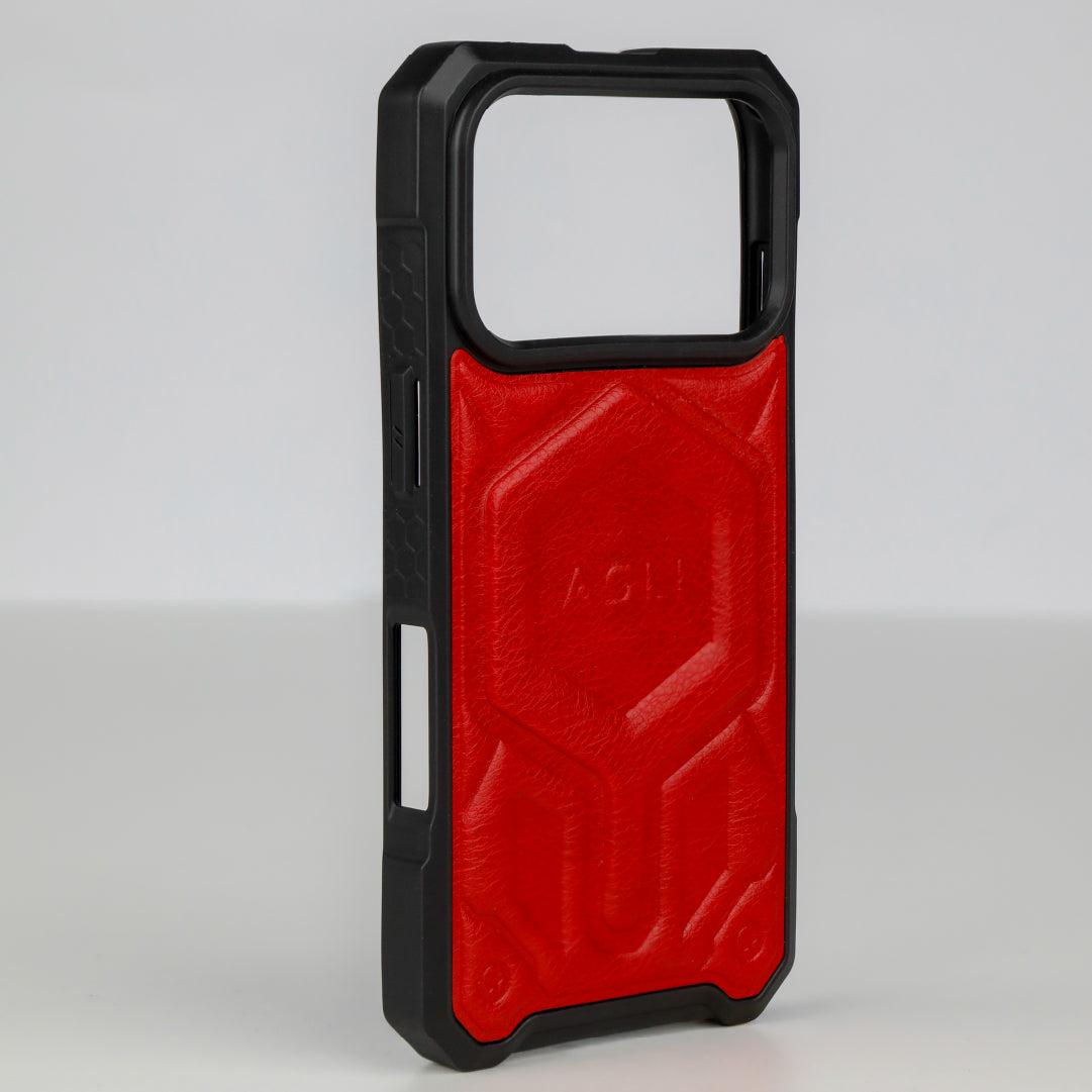 ASLI Leather Hybrid Premium Leather Case With Drop Protection And Heat Dissipation Case For 17 Pro
