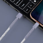 LZEL USB-A to USB-C 2.0 Braided Cable 2m – 3A, 15W, 480Mbps