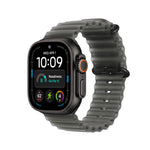 Apple Watch Ultra 4 GPS + Cellular, 49mm Black Titanium Case with Translucent Black Ocean Band