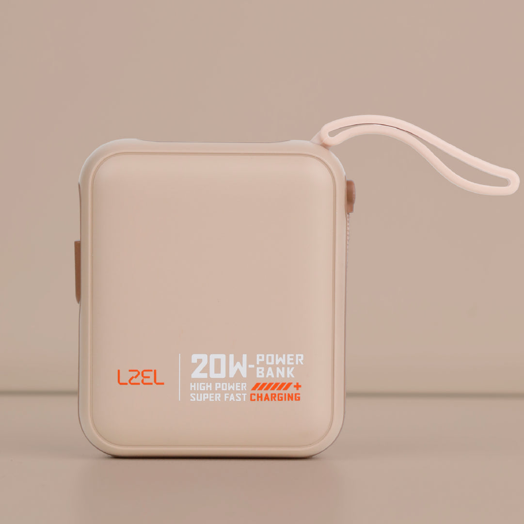 بطارية متنقلة ZenoFlex Charge Mini من ليزل بسعة 10000 مللي أمبير بتقنية الشحن السريع PD 