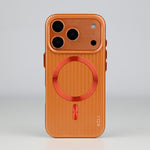 ASLI Corrugared Ridge Premium Metalic Case With Enhanced Camera Protection Case For iPhone 17 Pro Max