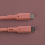 LZEL Celeris Silox CXL Soft Silicone USB-C to USB-C Cable, 480Mbps, 240W Max, 2m
