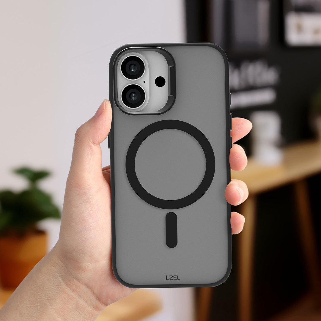 كڤر حماية MagHexro من LZEL لهاتف iPhone 17 | أسود