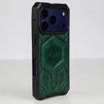 ASLI Leather Hybrid Premium Leather Case With Drop Protection And Heat Dissipation Case For 17 Pro