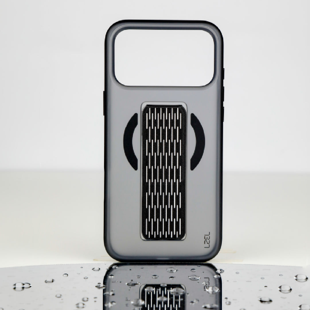 LZEL Mattemag Kickstand Matte Strap Magsafe Case With Enhanced Edge Protection Case For iPhone 17 Pro