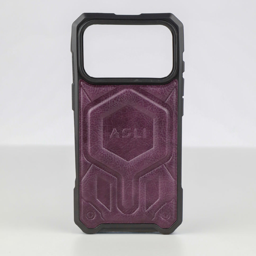 ASLI Leather Hybrid Premium Leather Case With Drop Protection And Heat Dissipation Case For 17 Pro