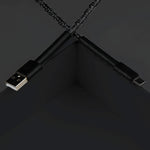 LZEL USB-A to USB-C 2.0 Braided Cable 2m – 3A, 15W, 480Mbps