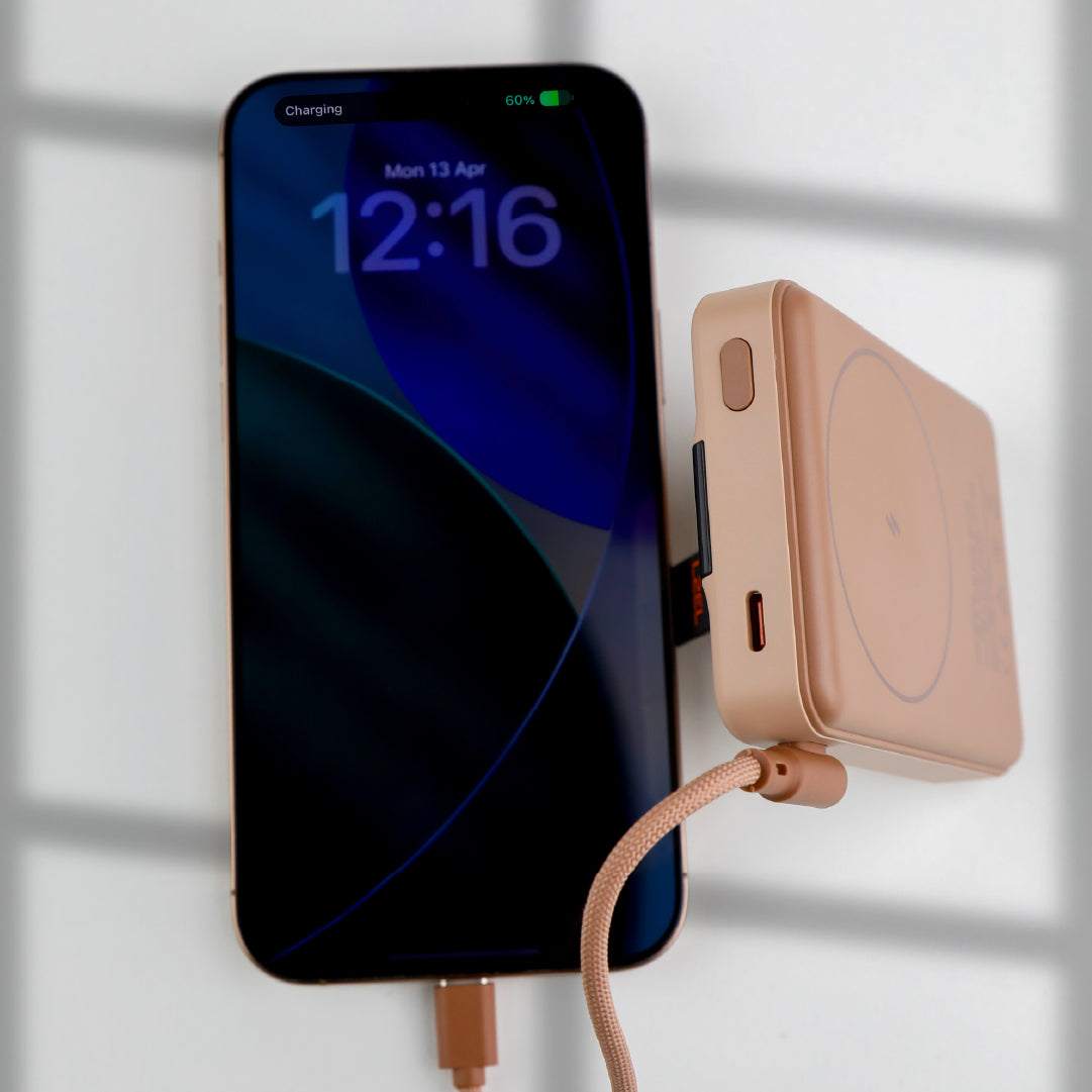 LZEL ZenoFlex MaxCharge 10000mAh Wireless Charging Power Bank – 20W Wired Output / 18W Input (15W Wireless)