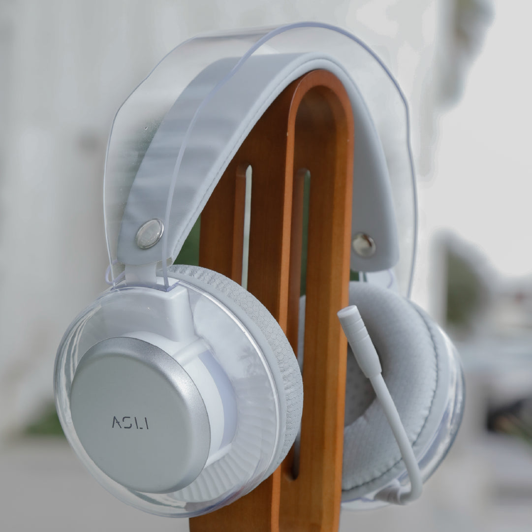 سماعة رأس سلكية Over-Ear Asli Global EvoPlay G1 Ultimate Sound | رمادي