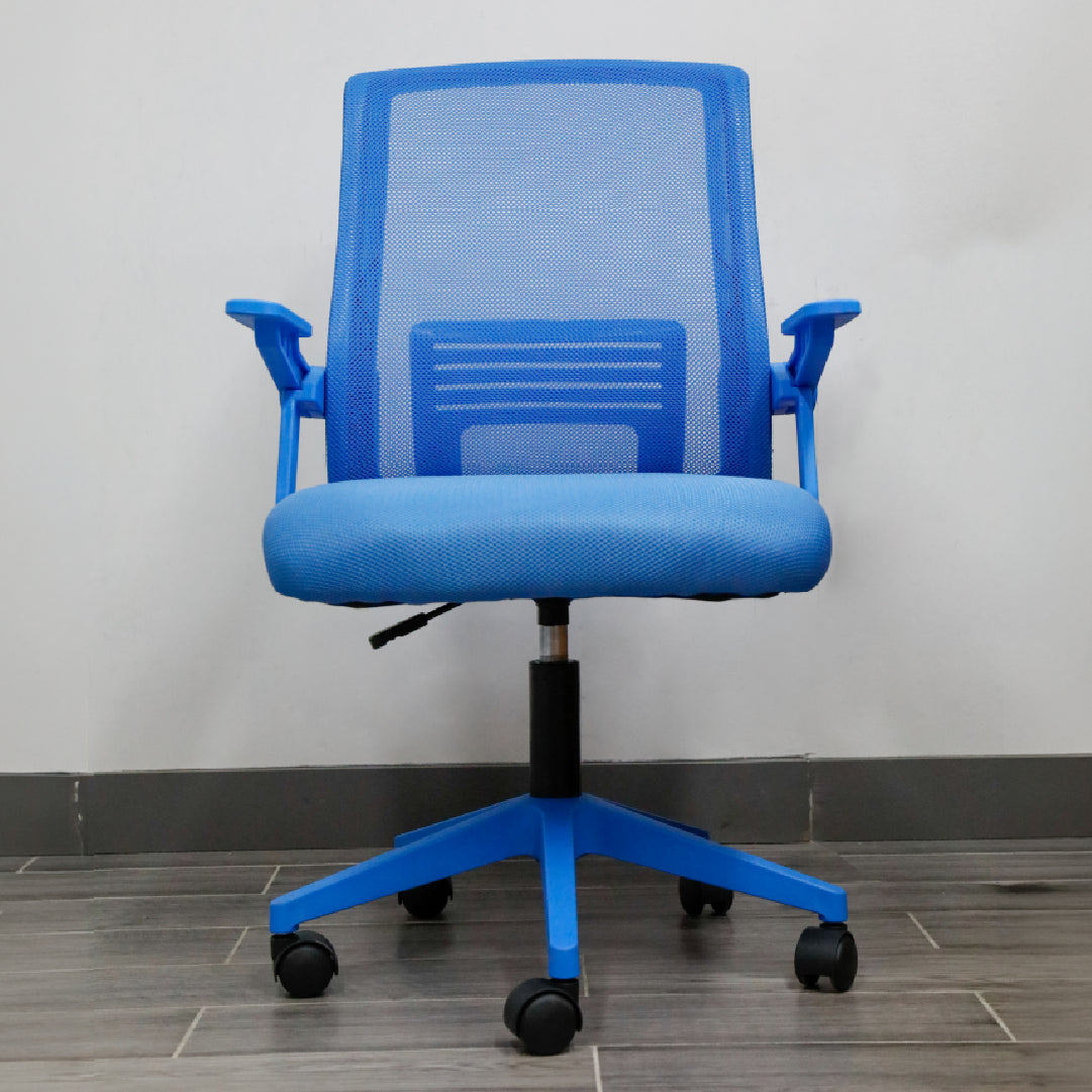 Bull Ergonomic Office Chair – 280mm Nylon Base, Class 2 Gas Lift | Blue