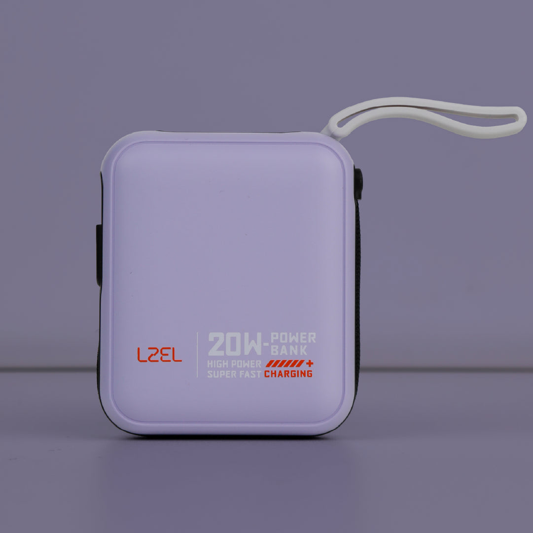 بطارية متنقلة ZenoFlex Charge Mini من ليزل بسعة 10000 مللي أمبير بتقنية الشحن السريع PD 