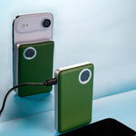 Novus MagPower  بطارية شحن متنقلة محمولة من ليزل PD بسعة 10,000 مللي أمبير بقوة 20 واط متوافق مع  MagSafe مع كيبل USB-C 