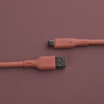 LZEL Celeris Silox CXL Soft Silicone USB-A to USB-C Cable, 480Mbps, 15W Max, 2m