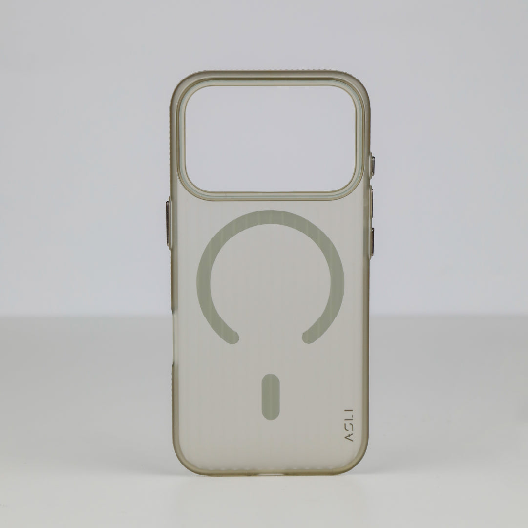 ASLI Corrugatedmag Wave Refined Magsafe Case With Enhanced Camera Protection Case For iPhone 17 Pro Max