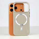 ASLI Corrugared Ridge Premium Metalic Case With Enhanced Camera Protection Case For iPhone 17 Pro Max