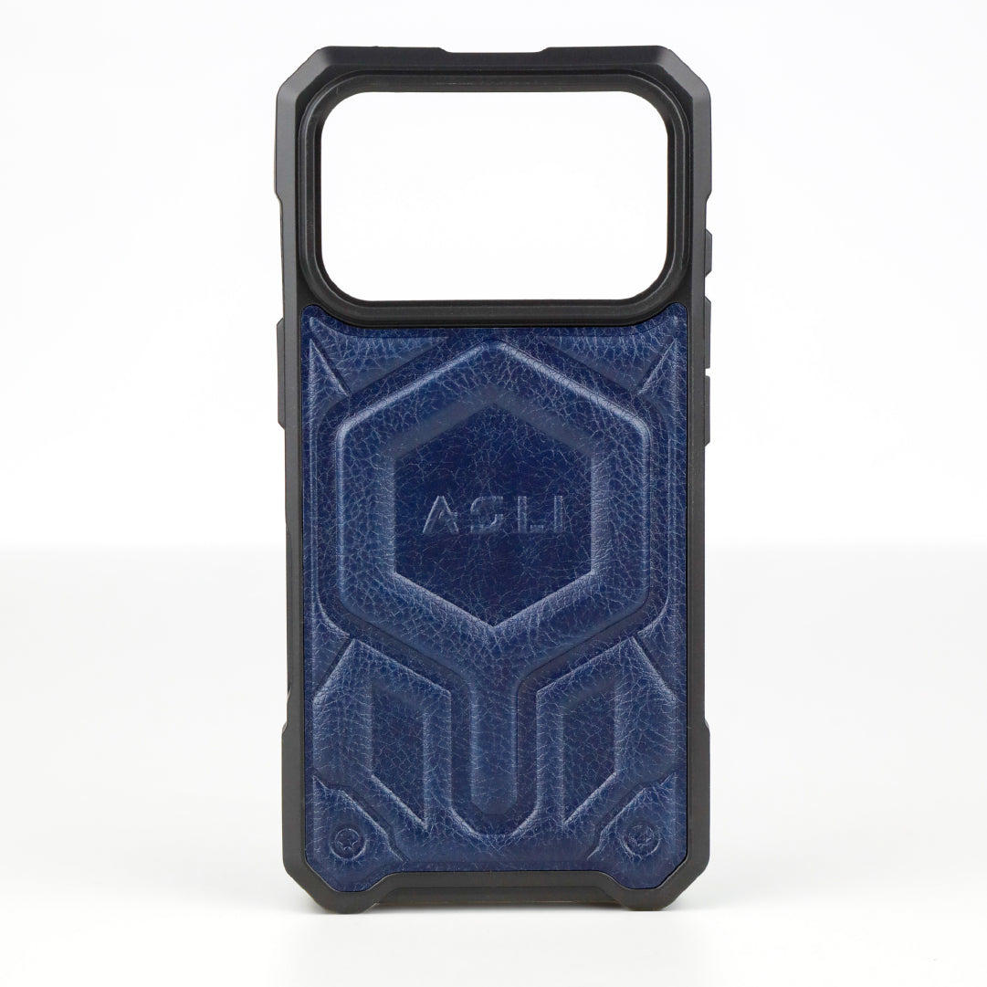 ASLI Leather Hybrid Premium Leather Case With Drop Protection And Heat Dissipation Case For 17 Pro