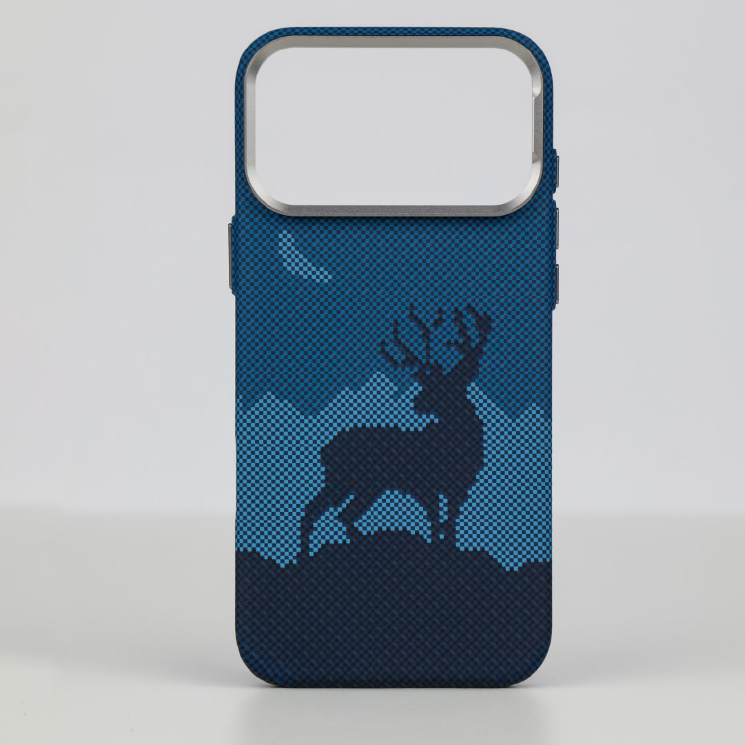 كڤر حماية MagCarbon Deer من LZEL لجهاز iPhone 17 Pro Max | غزال