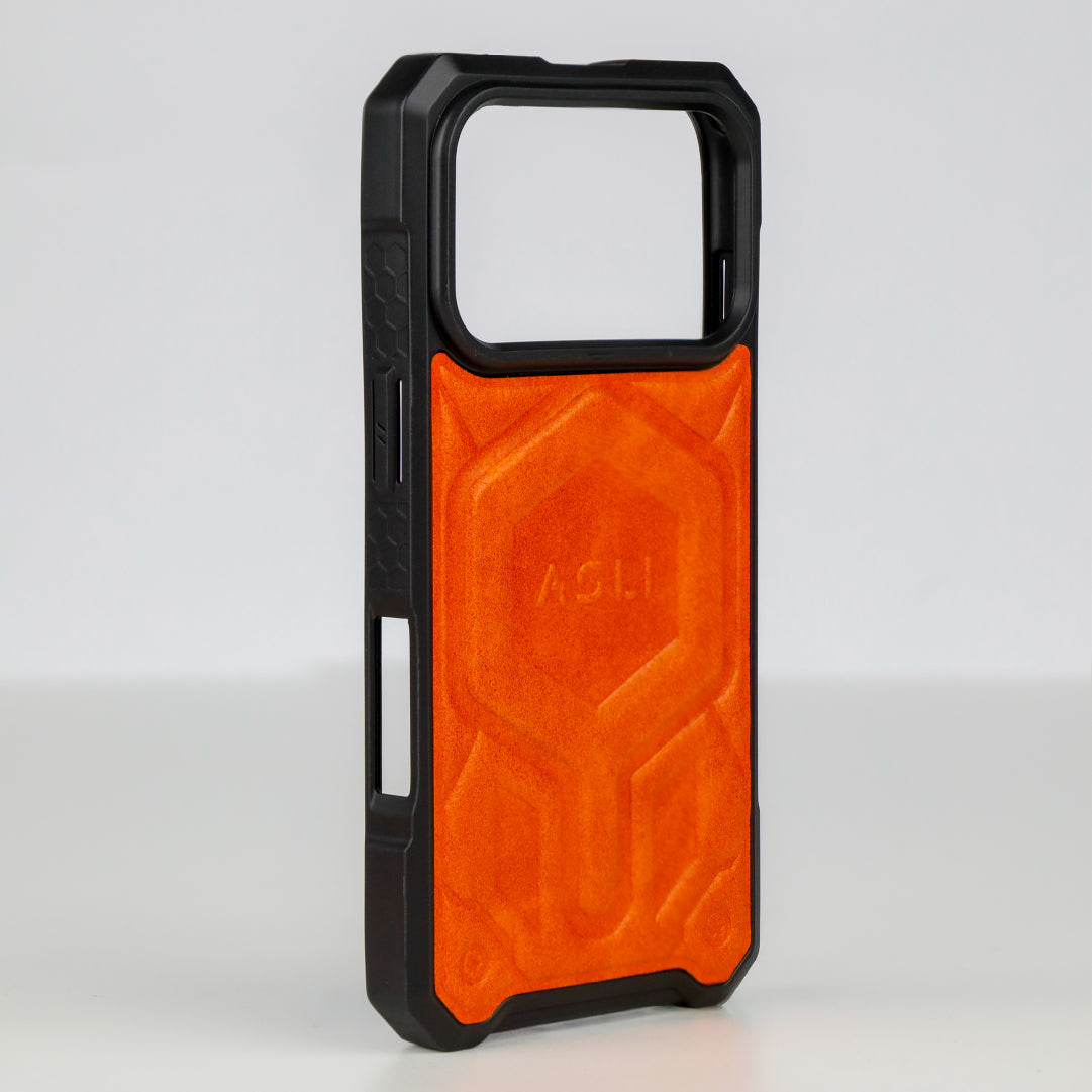 ASLI Leather Hybrid Premium Leather Case With Drop Protection And Heat Dissipation Case For 17 Pro
