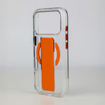 LZEL MagClear LeatherGrip Case for iPhone 17 Pro