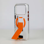 LZEL MagClear LeatherGrip Case for iPhone 17 Pro