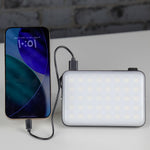 LZEL Luminova Surg10 كشاف LED ثلاثي الوضع + باور بنك، 100–800 لومن، قابل لإعادة الشحن USB-C 