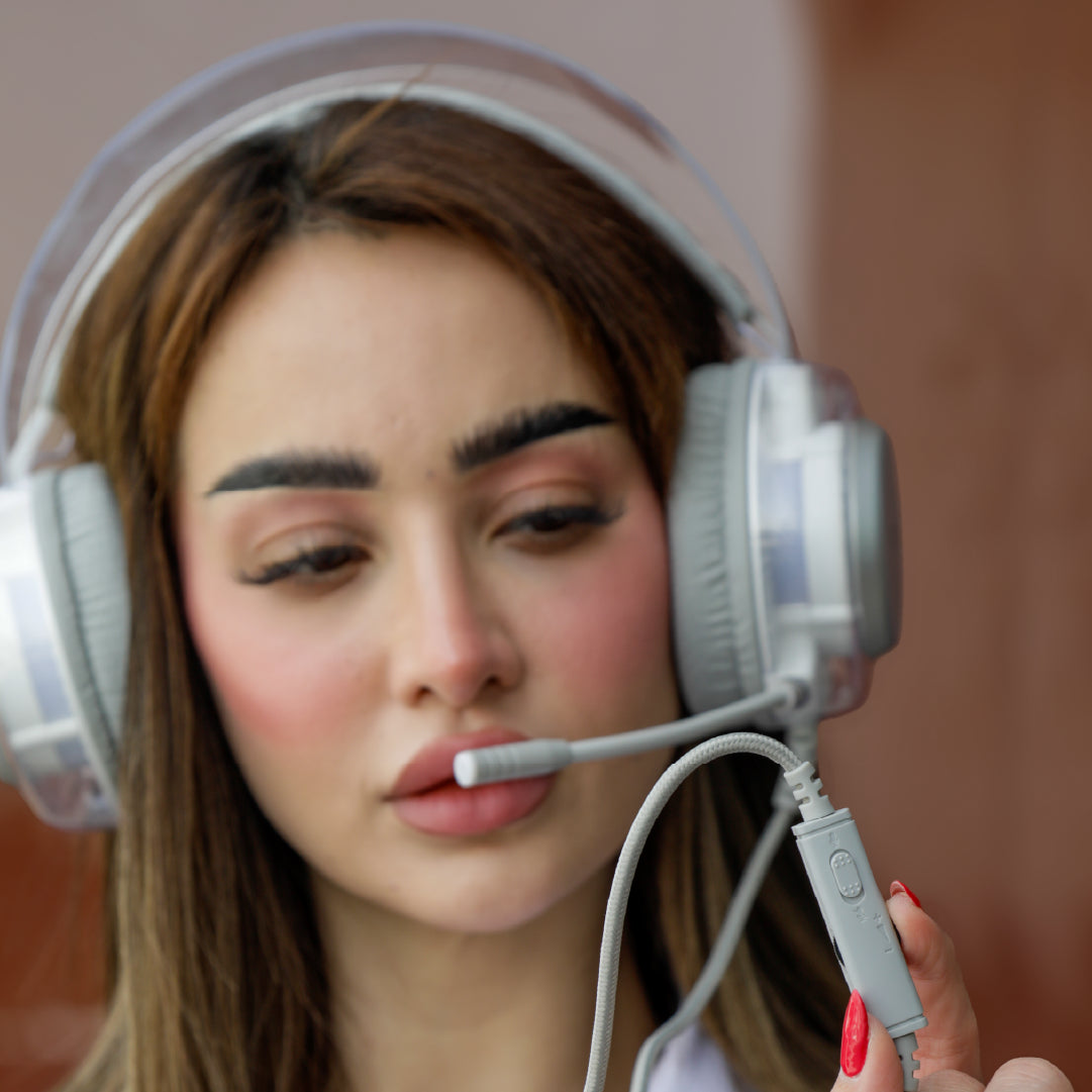سماعة رأس سلكية Over-Ear Asli Global EvoPlay G1 Ultimate Sound | رمادي