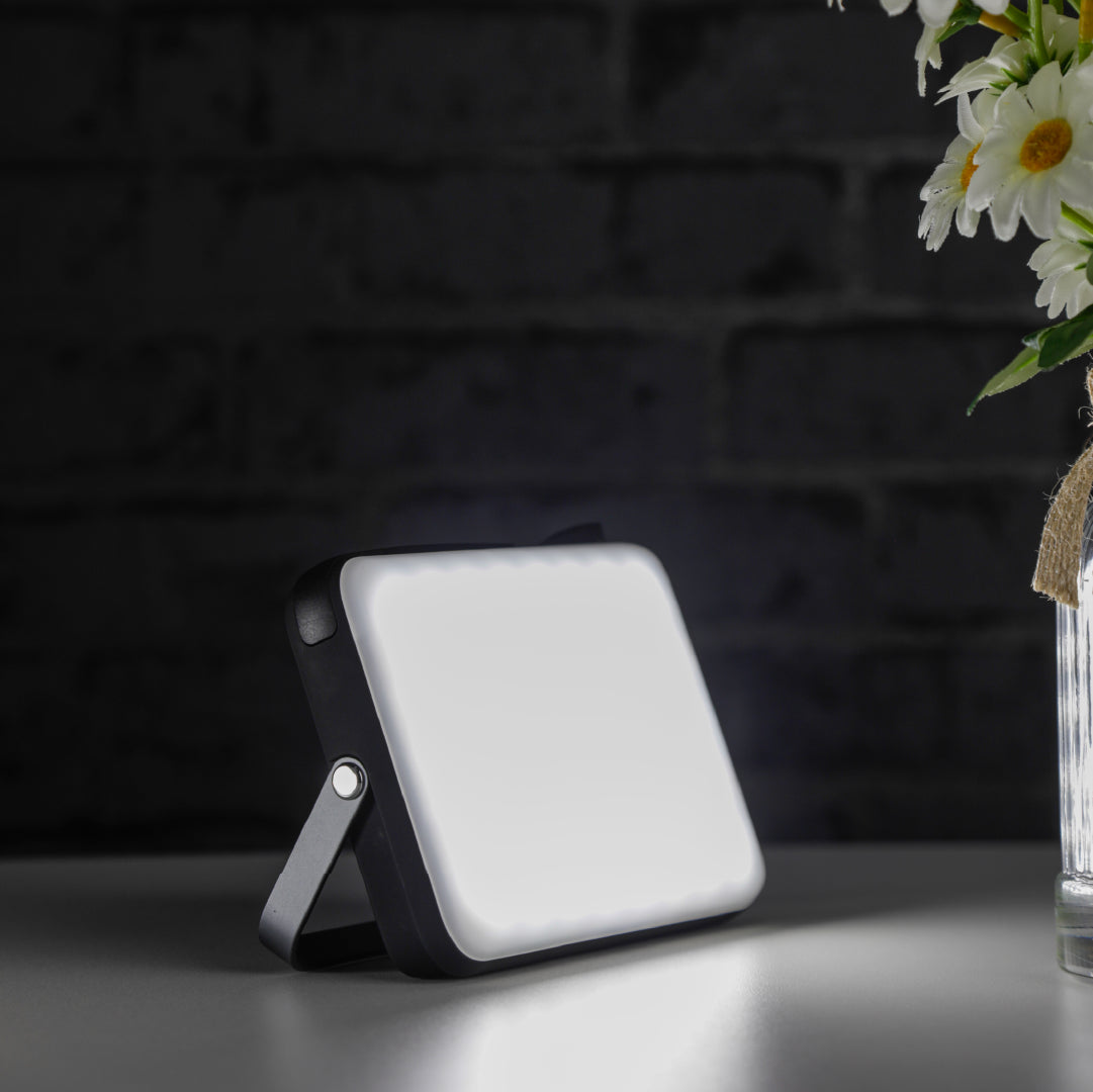 LZEL Luminova Surg10 كشاف LED ثلاثي الوضع + باور بنك، 100–800 لومن، قابل لإعادة الشحن USB-C 