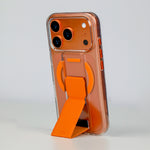 LZEL MagClear LeatherGrip Case for iPhone 17 Pro