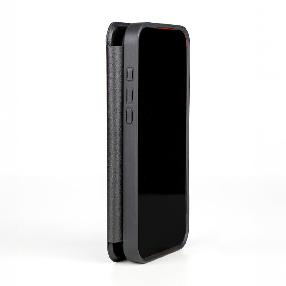 LZEL MagFlip Wallet Case for iPhone 17 Pro | Black