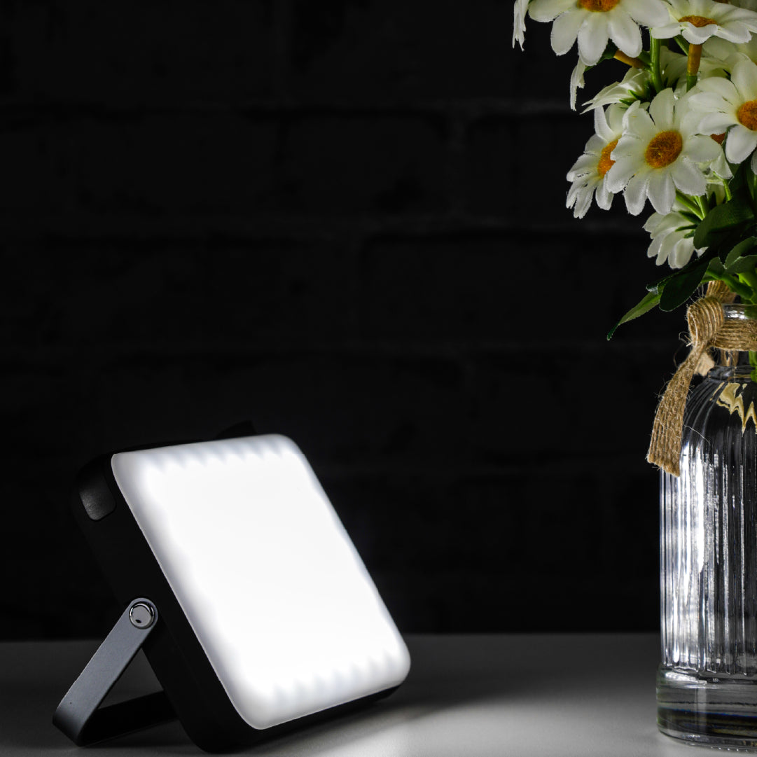 LZEL Luminova Surg10 كشاف LED ثلاثي الوضع + باور بنك، 100–800 لومن، قابل لإعادة الشحن USB-C 