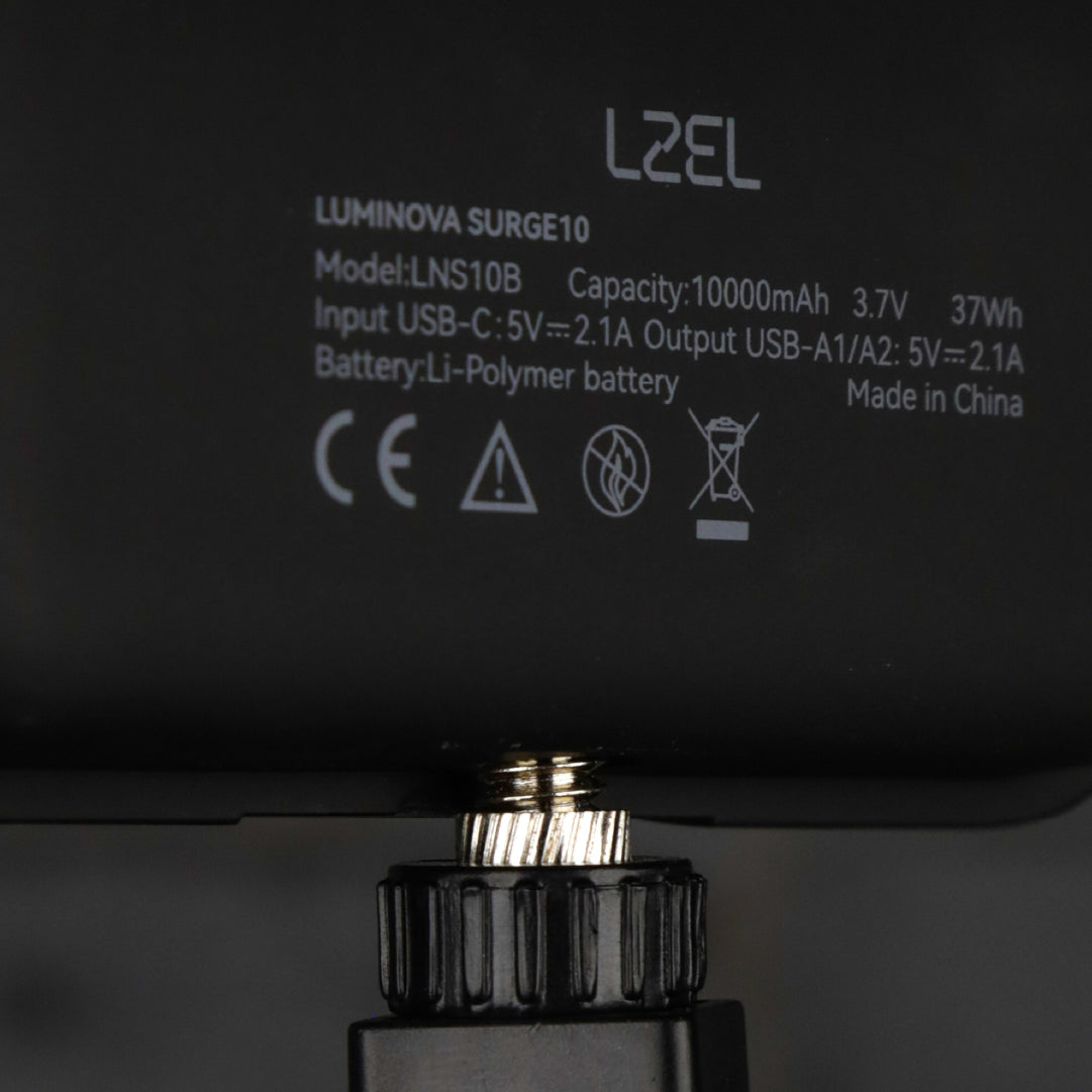 مصباح LED LZEL Luminova Surge20 ثلاثي الوضعية | 100-1200 لومين مع بطارية 20,000 ملّي أمبير 