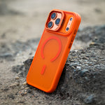 LZEL Magcamstand Soft Oil-coating Case With Adjutable Camera Stand Case For IPhone  17 Pro Max