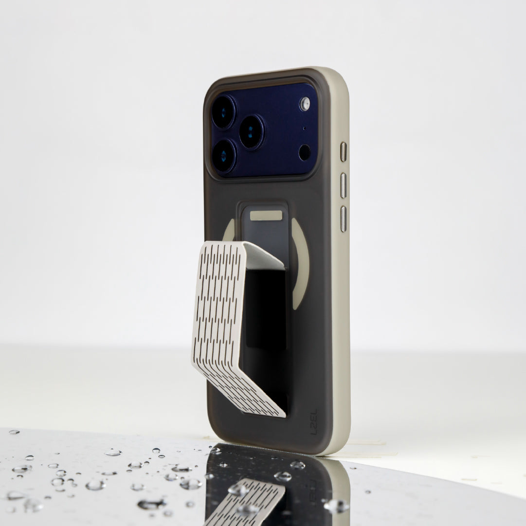 LZEL Mattemag Kickstand Matte Strap Magsafe Case With Enhanced Edge Protection Case For iPhone 17 Pro