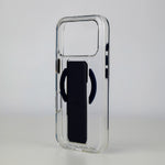 LZEL MagClear LeatherGrip Case for iPhone 17 Pro Max
