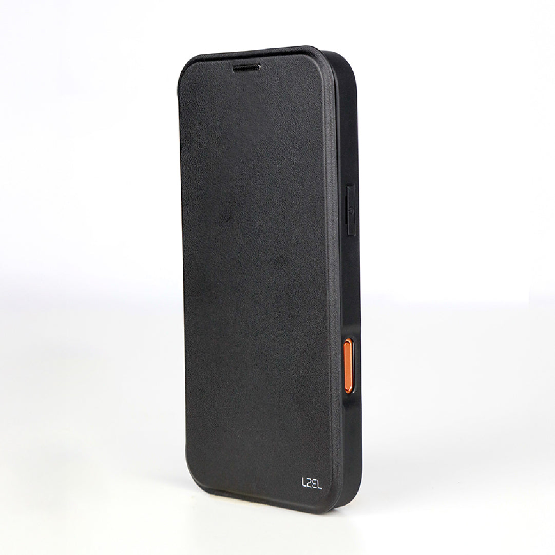 LZEL MagFlip Wallet Case for iPhone 17 Pro | Black