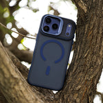 LZEL Magcamstand Soft Oil-coating Case With Adjutable Camera Stand Case For IPhone  17 Pro Max