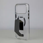 LZEL MagClear LeatherGrip Case for iPhone 17 Pro