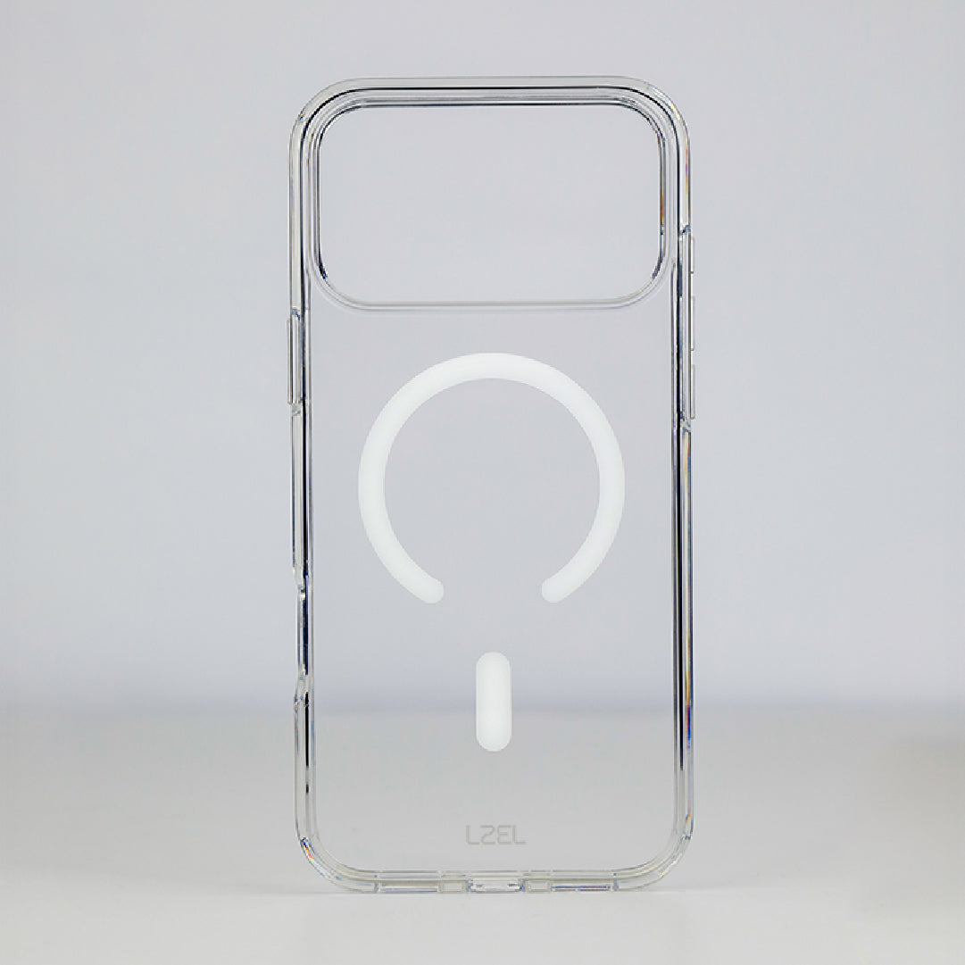 LZEL Magnexo Clear Case for iPhone 17 Pro Max | Crystal Clear