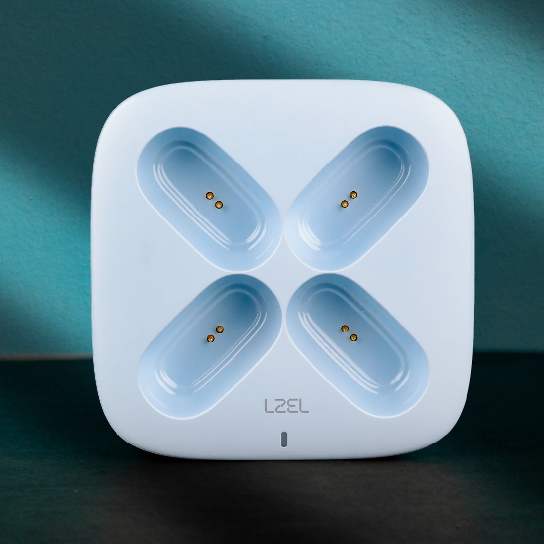 محطة الطاقة المحمولة QUADRA ENERGIA X من ليزل 10000 مللي أمبير × 4 مع كيبل مدمج Lightning و Type-C