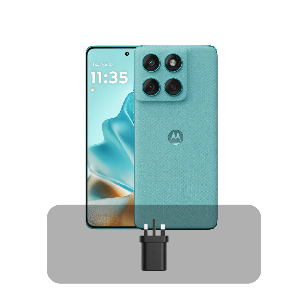موتورولا موتو إيدج فيوجن 60 - 5G - 256 جيجابايت - 12 جيجابايت رام - 6.67 بوصة + عرض الباندل | أزرق