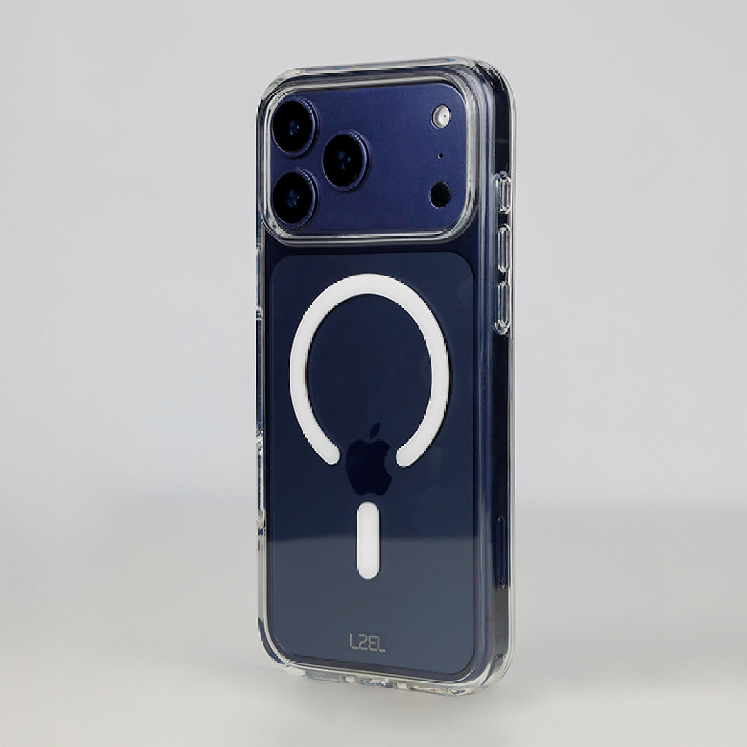LZEL Magnexo Clear Case for iPhone 17 Pro Max | Crystal Clear
