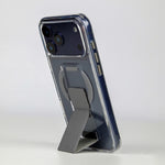 LZEL MagClear LeatherGrip Case for iPhone 17 Pro