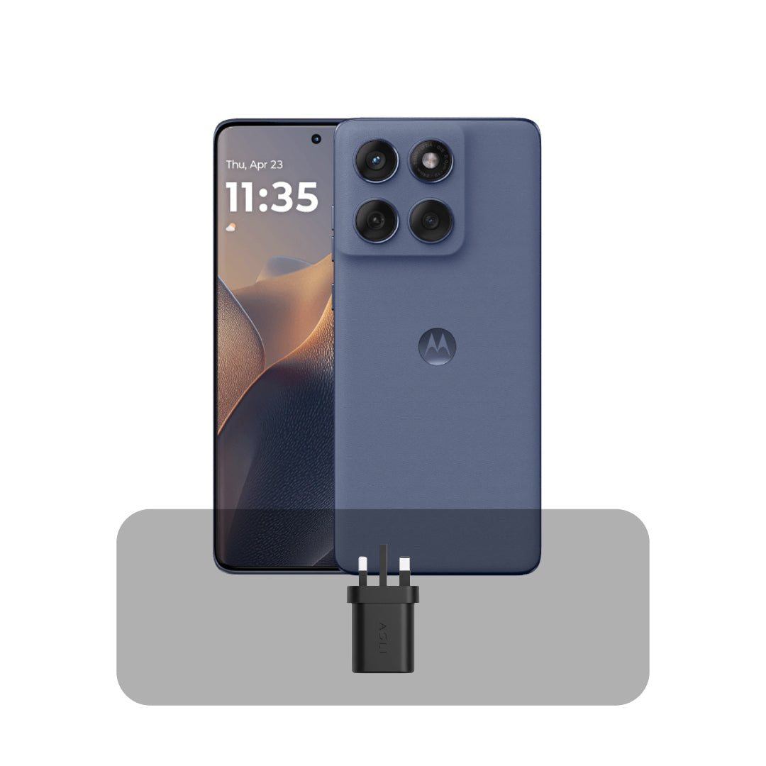 موتورولا موتو إيدج فيوجن 60 - 5G - 256 جيجابايت - 12 جيجابايت رام - 6.67 بوصة + عرض الباندل | رمادي