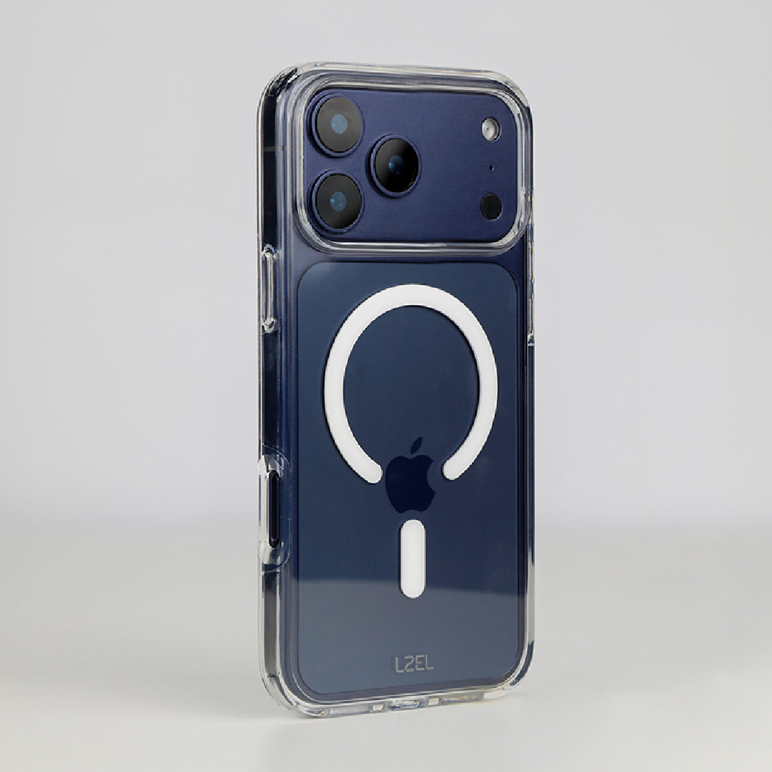 LZEL Magnexo Clear Case for iPhone 17 Pro | Crystal Clear
